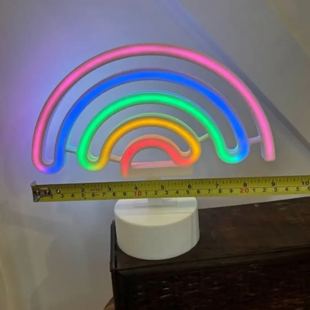 Cute Rainbow Neon Style Lamp Novelty Light